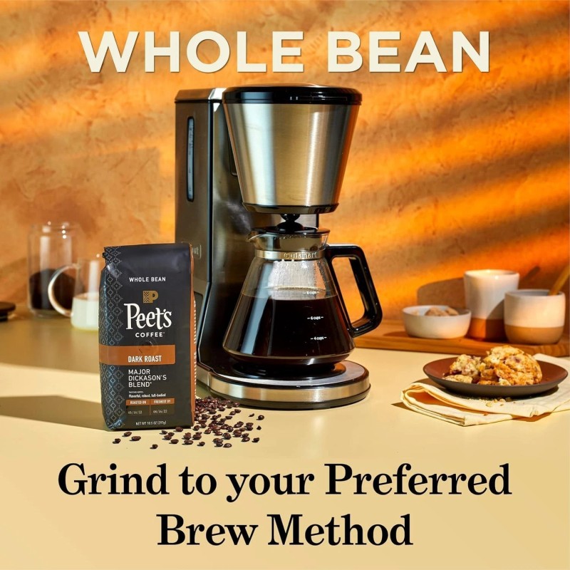 Peet's Coffee, Dark Roast Whole Bean Coffee - Major Dickason's