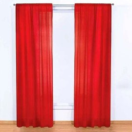Elefantito Cortinas Sound 2 Paneles De 1.30 X 2.20 Musica Rojo