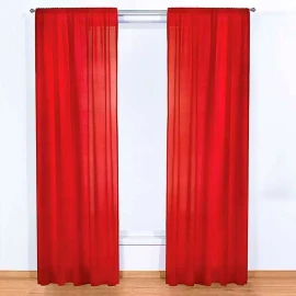 Elefantito Cortinas Sound 2 Paneles De 1.30 X 2.20 Musica Rojo