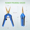 VIVOSUN 3-Pack Gardening Hand Pruner Pruning Shear with Titanium Coated