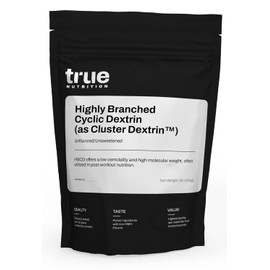 True Nutrition - Highly Branched Cyclic Dextrin - Carbohydrate Powder for Sustained Intra-Workout Energy, Enhanced Post-Workout Muscle Recovery - Vegan and Non-GMO - Unflavored 1lb