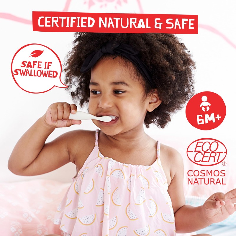 Jack N' Jill Natural Toddler Toothpaste - Fluoride Free Training