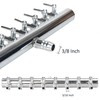 QMseller Stainless Steel Aquarium Fish Tank 8 Ways Air Flow