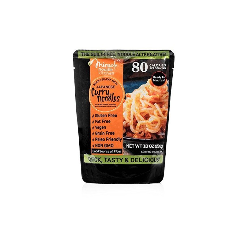 Miracle Noodle Ready to Eat Japanese Curry Noodles Meal, Shirataki