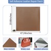 Large Self Adhesive Leather Patch Kit, Vinyl Leather Sofa Repair