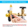 DaToo Aquarium CO2 Regulator Dual Gauge Display with Bubble Counter