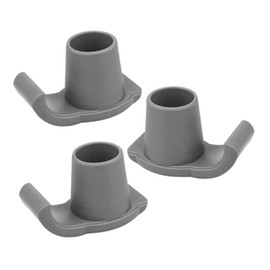 CORHAD 3pcs Heavy Duty Walker Ski Glides -Resistant Feet Caps for Enhanced Stability and for Folding Walkers Assist Accessories Grey