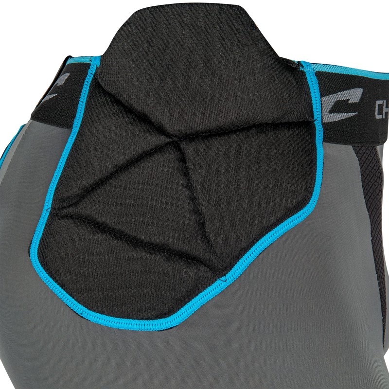 Champro Tri-Flex 5-Pad Integrated Girdle, Adult 2X-Large, Grey, Black Pads