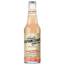 Bruce Cost Unfiltered Ginger Ale - Blood Orange with Meyer Lemon - 12 oz (24 Glass Bottles)