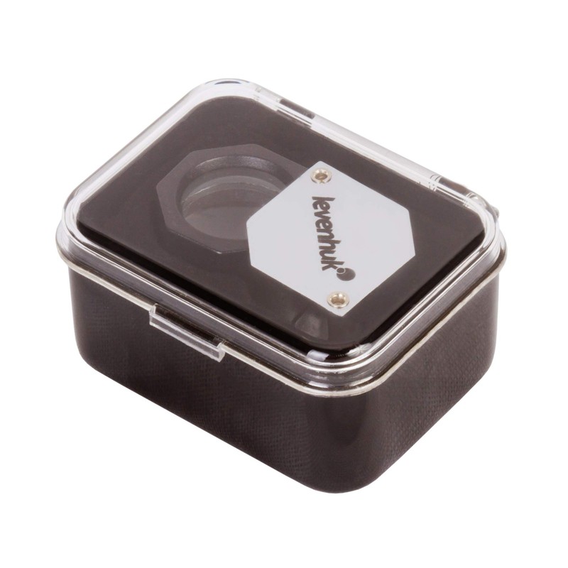 Levenhuk Zeno Gem ZM9 Folding Pocket 10x Magnifier for Reading