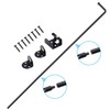 36" Heavy Duty Cane Bolt Gate Drop Rod, Ground Latch