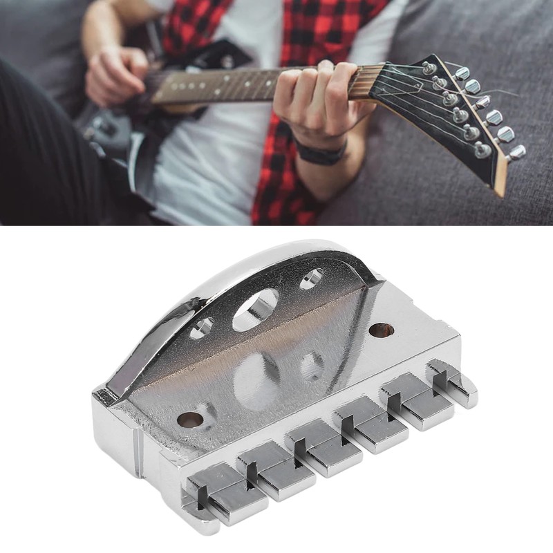 Guitar String Locking Nut Metal Guitars Accessory Corrosion Resistant with