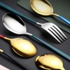 Huture Stainless Steel Cutlery Set Fork Spoon Chopsticks with Case