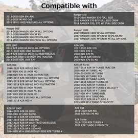 ZIBOPAR Electronic Throttle Foot Gas Pedal Compatible with 2014-2020 Polaris Ranger 570 900 1000 RZR XP RS1 Replace 4014042 Accelerator Pedal