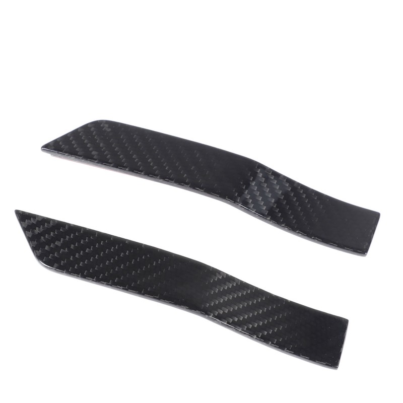 Side Marker Plate Ornaments Glossy Carbon Fiber UV Wear Resistant