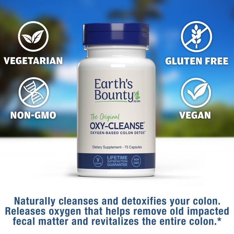 Earth's Bounty Oxy-Cleanse Colon Conditioner - Gentle Colon Cleanse for