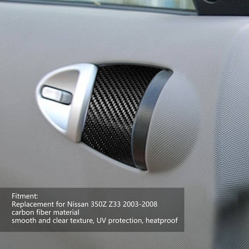 QANYEGN 2pcs Interior Door Handle Bowl Cover, Left Right Inner