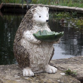 25 cm Standing Hatty Hedgehog Resin Garden Ornament …