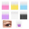 60 Pzas De Mini Cepillos Para Levantamiento Cejas Pestañas