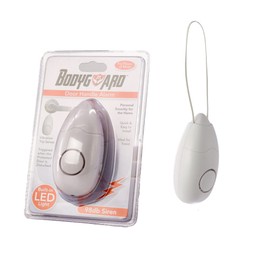 Home Security Door & Window Knob Handle Alarm - Movement Vibration Detector Trip Sensors with 98dB Alarm and Flashing LED - Intruder Burglar Deterrent, Anti-theft System for Home, Office, Travel