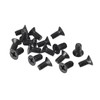 sourcing map Pack of 50 Phillips Flat Head Screws M4