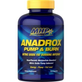Pre Entreno Mhp Anadrox Pump And Burn 224 Capsulas Sabor Sin sabor                                                                                    