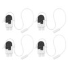 ECSiNG 4Pcs 2x2A 250V On-Off Miniature Mini Pull Cord Switch