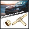 Hihaha 2 Pcs 6mm Hose Barb Copper 3 Way Tee