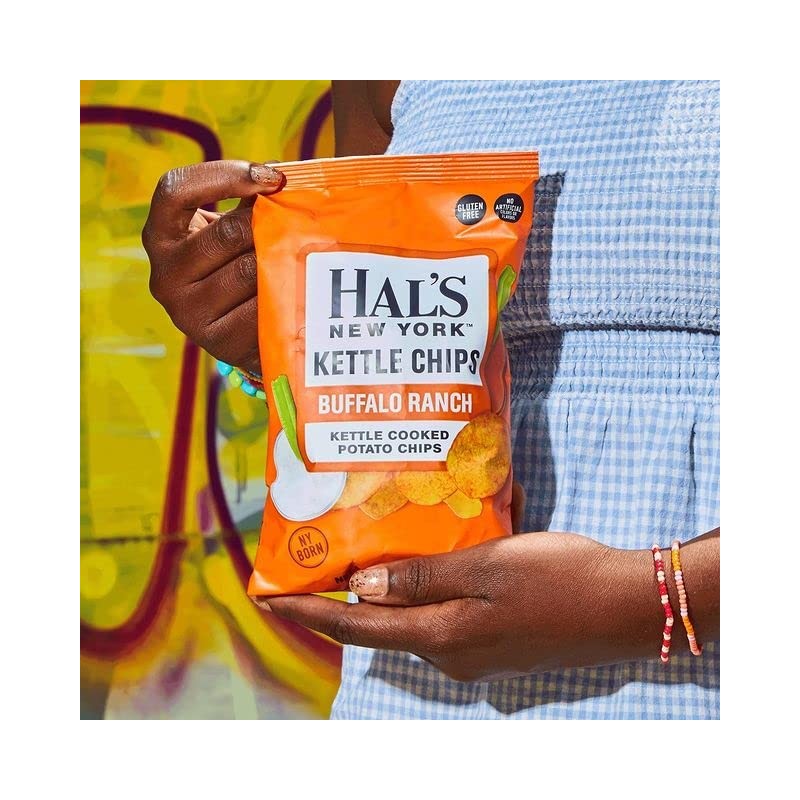 Hal's New York Kettle Cooked Gluten Free Buffalo Ranch Flavored