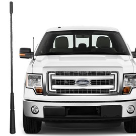 13 Inch Replacement Antenna Mast for Ford F150, F250 F350 Super Duty, Ford Raptor, Ford Bronco, Ford F-150 F-250 F-350 Antenna, Flexible Rubber Antenna for Ford F-Series Truck