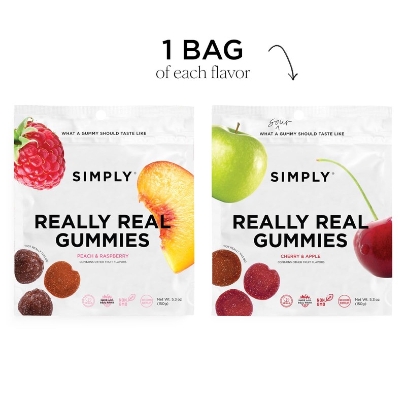 Simply Really Real Gummies | Made with Real Fruit |