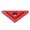 45/90 Degree Aluminum Alloy Angle Ruler High Accuracy DIY Woodworking