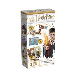 Novelty Corp - Set de Juegos 3 en 1 Harry PotterJuegos Clásicos y Tradicionales