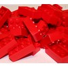 dreambuilderToy 2x4 Red Building Bricks: Pack of 180, Red Building