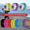 Adjustable Soft Silicone Replacement Wrist Watch Strap with Tool Pins