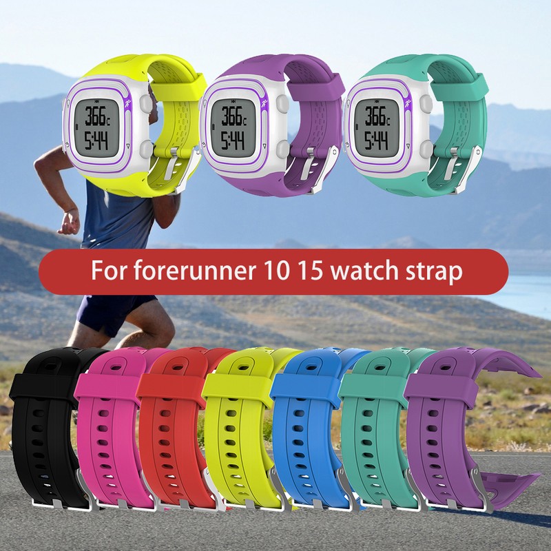 Adjustable Soft Silicone Replacement Wrist Watch Strap with Tool Pins