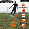 DOMTEK Footbal Cones Training for Kids – Stackable Flat Disc