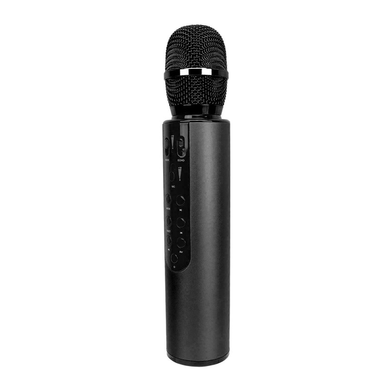 Bluetooth Karaoke Mic Dual 5W Speakers Clear Sound 2000mAh Battery