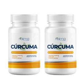 Cúrcuma 500mg Con Pimienta Negra - Extracto 100% Natural - Alta absorción - Pure Turmeric & Black pepper (2 Frascos con 100 cápsulas CU)