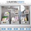 Biboraya 2 Pack 20.47IN Depth Under Sink Storage Organizer, Large