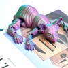 Generic 3D Printed Konigs Rex Cat Ornament, Articulated Hairless Cat