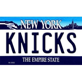 Knicks New York State License Plate Magnet M-2582