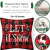 Haundry Christmas Throw Pillow Covers 18x18 inch - Christmas Decorations