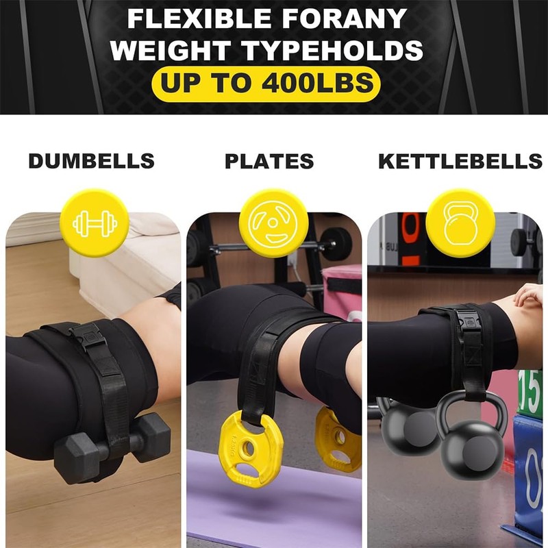 MTSDM Hip Thrust Belt, Portable Adjustable Exercise Hip Thrust Belt,