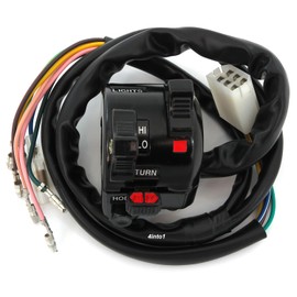 Lights - Turn Signal - Horn - Left Handlebar Switch Assembly - Compatible with Yamaha DT100 DT175 DT250 DT360 DT400
