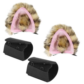 Geekria NOVA Correa de haz de auriculares + accesorio para orejas de gato compatible con Bose, Sony, Skullcandy, Beats, auriculares Marshall, fácil instalación, cómodo y elegante (negro/leopardo rosa impreso)