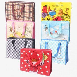 Youngstar Tarpaulin Bag Small Blue Check 2ea