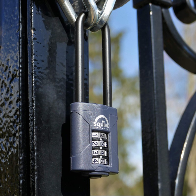 Squire Heavy Duty Padlock (CP40/2.5) - Toughest Extra Long Shackle