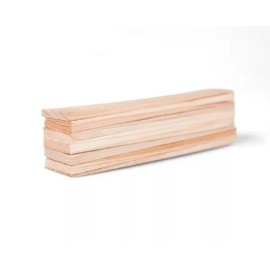 Kings4US 12 Ct Pine Wood 8 In Shims Split Resistant 1-1/4in Wide Easy Snap DIY Calzas