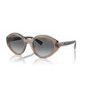 Vogue Eyewear VO5576SB Sunglasses, Transparent Brown/Gradient Dark Grey, 52 mm
